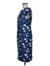 Talbots Print Blue Casual Dress Size 10 - photo 5