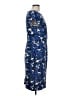 Talbots Print Blue Casual Dress Size 10 - photo 4