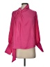 Topshop 100% Polyester Pink 3/4 Sleeve Blouse Size 4 - photo 1