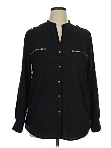 Premise Studio Long Sleeve Blouse (view 1)