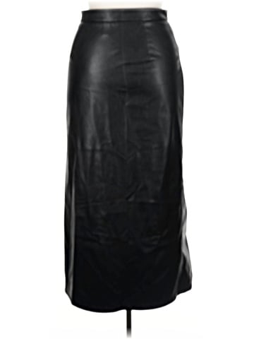 Commense Faux Leather Skirt (view 2)