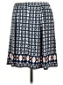 Max Studio Argyle Blue Casual Skirt Size L - photo 2