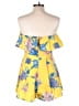 Flying Tomato 100% Polyester Floral Yellow Romper Size L - photo 2