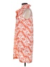Mud Pie 100% Polyester Print Orange Casual Dress Size M - photo 5