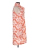 Mud Pie 100% Polyester Print Orange Casual Dress Size M - photo 4