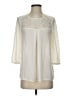 HD in Paris 100% Polyester Ivory 3/4 Sleeve Blouse Size 0 - photo 1