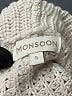 Monsoon Ivory Long Sleeve Top Size S - photo 7