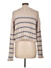 Pink Rose Stripes Tan Pullover Sweater Size L - photo 2