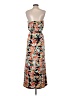 Trixxi Floral Orange Casual Dress Size S - photo 2