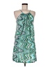 Veronica M. Graphic Green Cocktail Dress Size M - photo 1