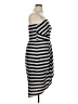 City Chic Stripes Gray Casual Dress Size 14 Plus (XS) - photo 4