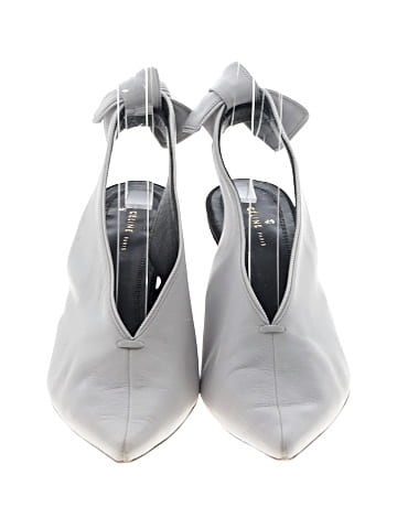 Céline Leather Slingback Pumps (view 2)