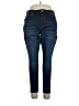 STS Blue Solid Blue Jeans Size 16 - photo 1