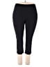 Soft Surroundings Solid Black Active Pants Size 1X - photo 1