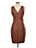 Guess 100% Polyurethane Brown Cocktail Dress Size 10 - photo 2