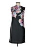 Ann Taylor LOFT 100% Polyester Graphic Black Cocktail Dress Size 0 - photo 1