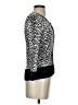 Express Design Studio 100% Rayon Animal Print Black Cardigan Size S - photo 4