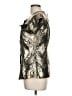 Assorted Brands Metallic Gold Short Sleeve Blouse Size 12 - photo 5