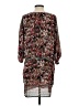 LovPosh 100% Polyester Print Brown Casual Dress Size S - photo 2