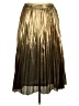 WD.NY 100% Polyester Metallic Gold Formal Skirt Size XL - photo 2