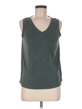 Green Envelope Sleeveless T Shirt