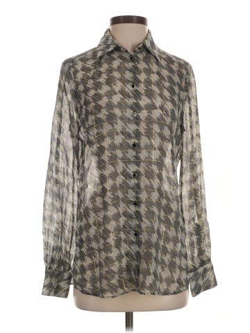 Etcetera Long Sleeve Silk Top (view 1)