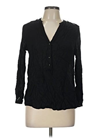 Zara Basic Long Sleeve Blouse (view 1)