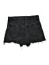 Old Navy Hearts Black Denim Shorts Size 12 - photo 2