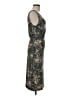 BCBGMAXAZRIA Print Gray Cocktail Dress Size M - photo 4