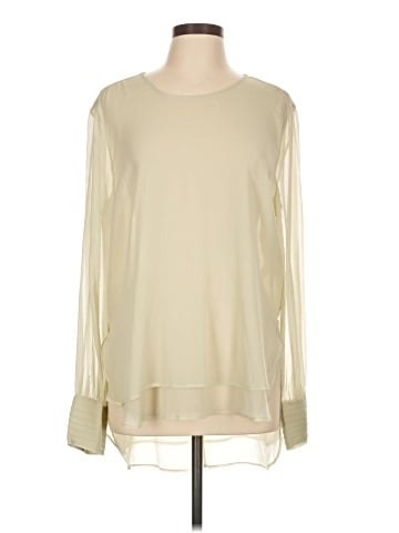 Topshop Long Sleeve Blouse (view 1)