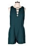 Xhilaration Solid Teal Romper Size L - photo 1