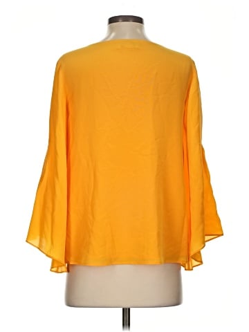 Club Monaco Long Sleeve Silk Top (view 2)