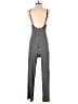 Love Nation Stripes Gray Jumpsuit Size M - photo 2