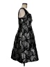 R&M Richards 100% Polyester Metallic Silver Cocktail Dress Size 8 - photo 4