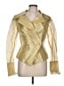 Assorted Brands Metallic Gold Long Sleeve Blouse Size 10 - photo 1