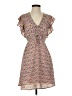 Monteau 100% Polyester Paisley Tan Casual Dress Size XS - photo 1