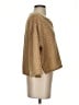 Flower & Feather Polka Dots Tan Cardigan Size S - photo 4