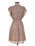 Monteau 100% Polyester Paisley Tan Casual Dress Size XS - photo 2