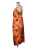 Worthington 100% Polyester Tropical Orange Casual Dress Size L - photo 5