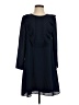 CeCe 100% Polyester Solid Blue Casual Dress Size 2 - photo 1