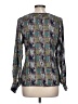 Nicola 100% Polyester Gray Long Sleeve Blouse Size 12 - photo 2