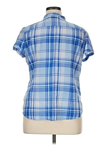 St. John's Bay Short Sleeve Blouse (view 2)