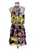 Parker 100% Polyester Print Pink Cocktail Dress Size M - photo 2