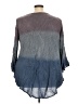 GreaterGood Blue 3/4 Sleeve Blouse Size 3X - photo 2