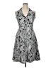 Spense 100% Acetate Paisley Gray Cocktail Dress Size 14 - photo 1
