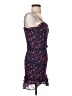Aqua 100% Polyester Floral Blue Cocktail Dress Size XS - photo 4