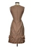 J.Crew 100% Wool Brown Cocktail Dress Size 00 (petite) - photo 2