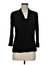 DKNY Black 3/4 Sleeve Blouse Size M - photo 1