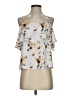 Lush 100% Polyester White Sleeveless Blouse Size S - photo 1