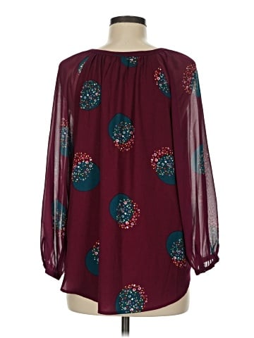 Kaari Blue 3/4 Sleeve Blouse (view 2)